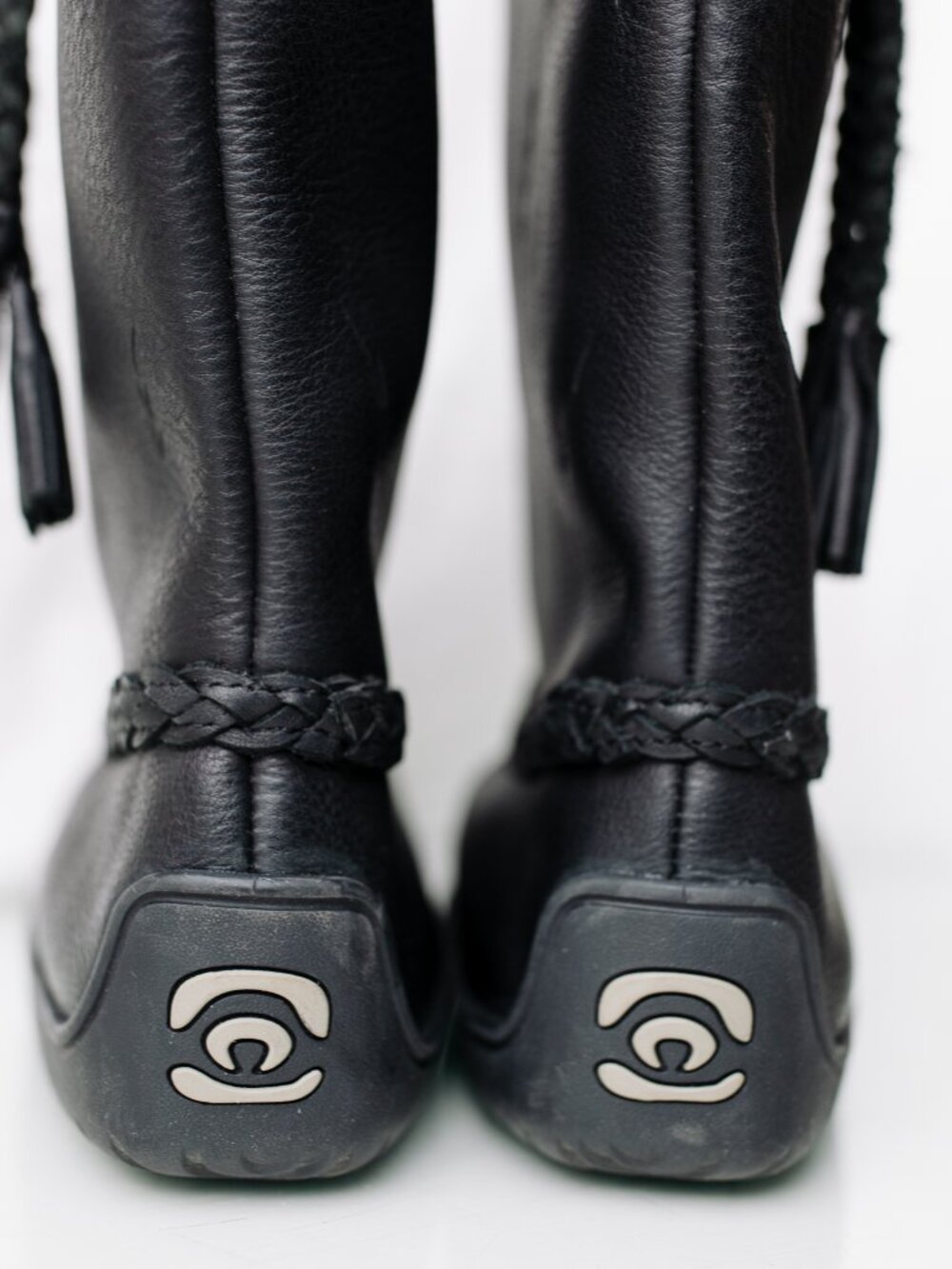 Manitobah Mukluks Tamarack Waterproof Winter Boots Black Size L 10 Sheepskin - Picture 10 of 16